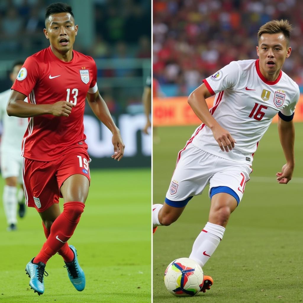 Cầu thủ nổi bật của U23 Thái Lan và U23 Indonesia tỏa sáng