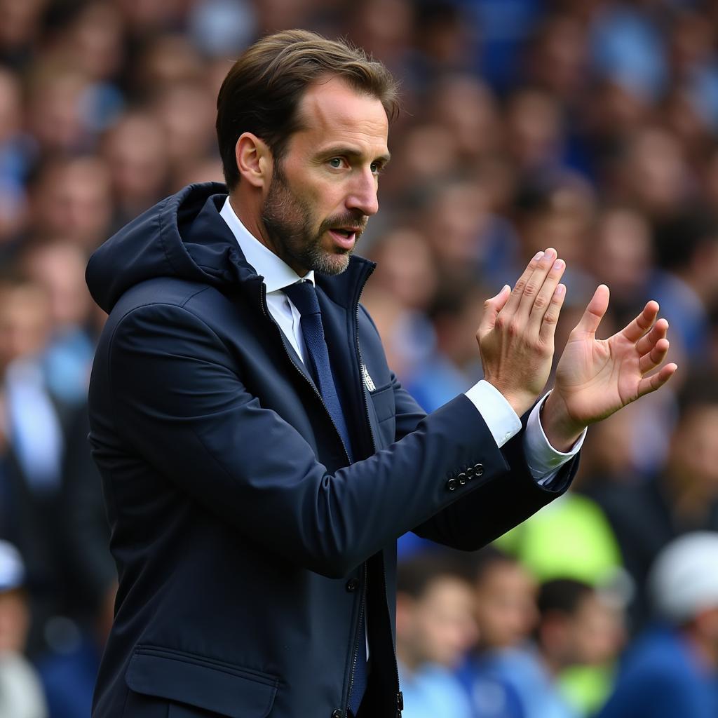 HLV Gareth Southgate chỉ đạo tuyển Anh