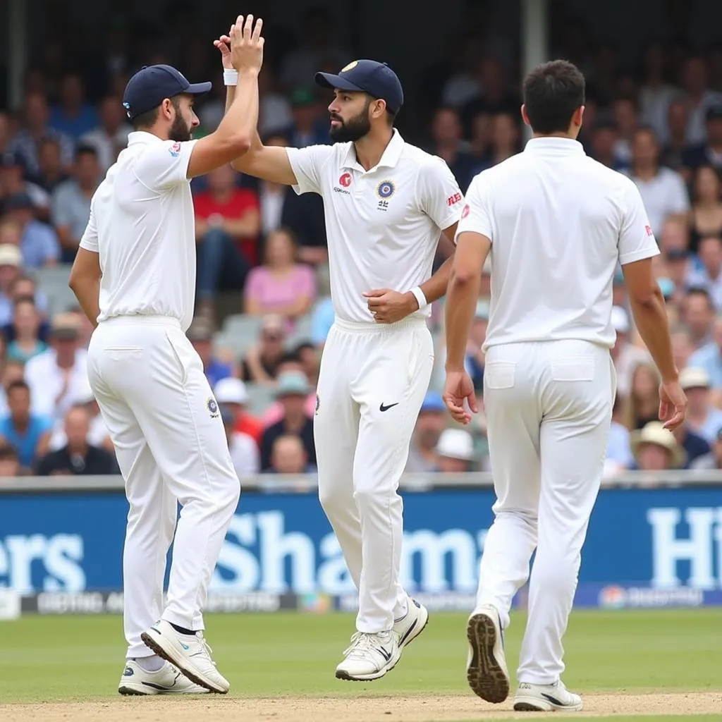 India's bowlers make early inroads into the England batting lineup