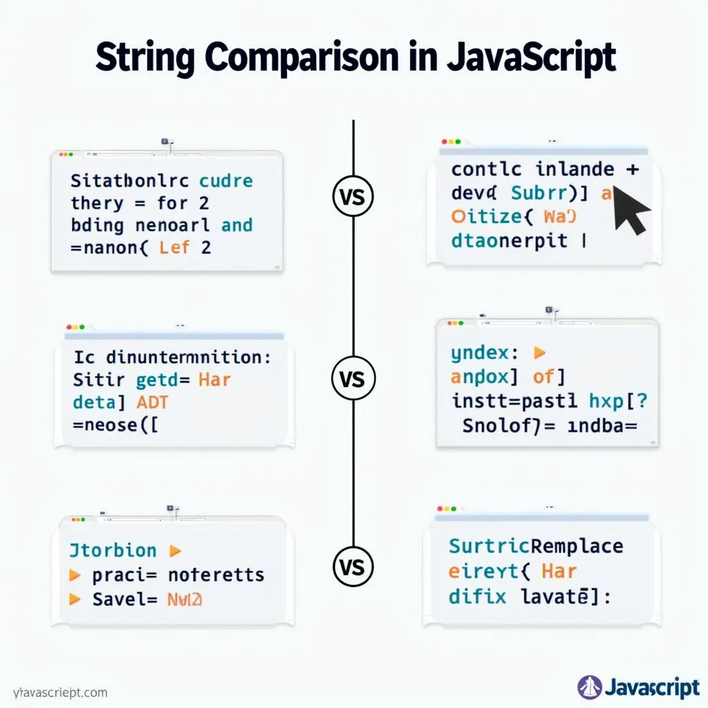 JavaScript String Comparison Use Cases