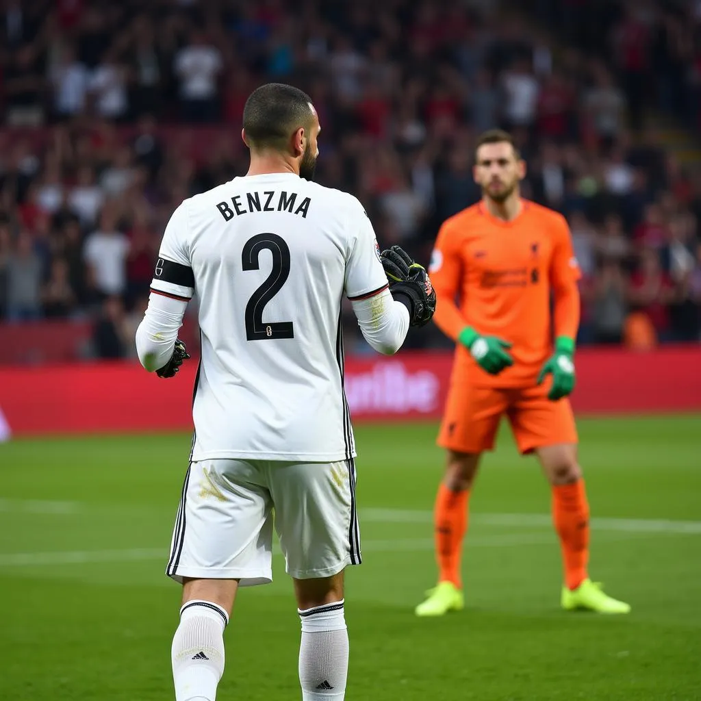 Karim Benzema Scores Opening Goal UEFA Champions League Final 2018