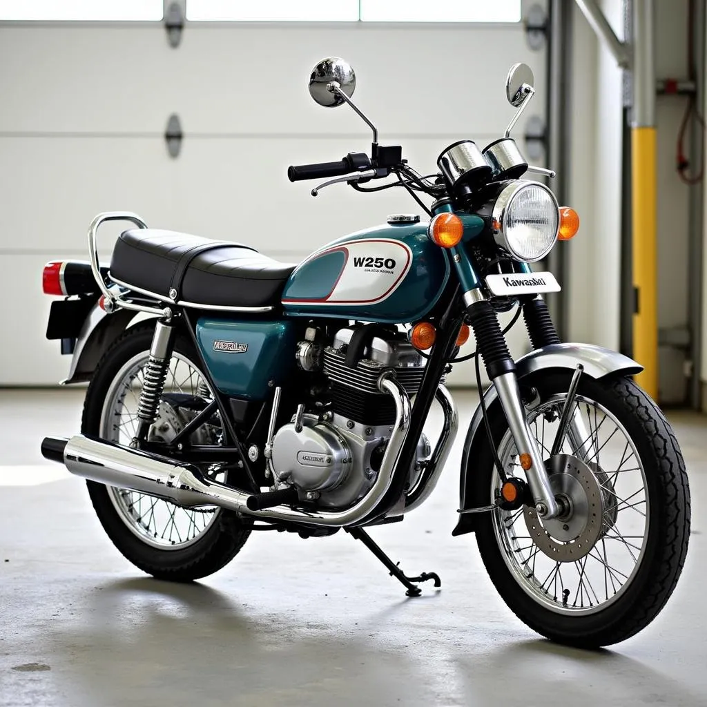 Kawasaki W250: Thiết kế cổ điển, tinh tế