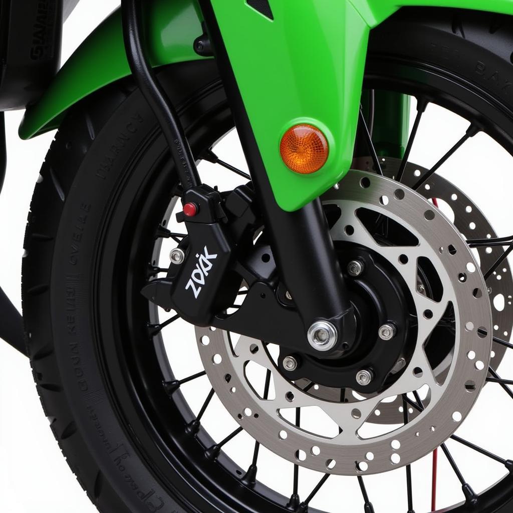 Hệ thống phanh ABS Kawasaki Z250 ABS