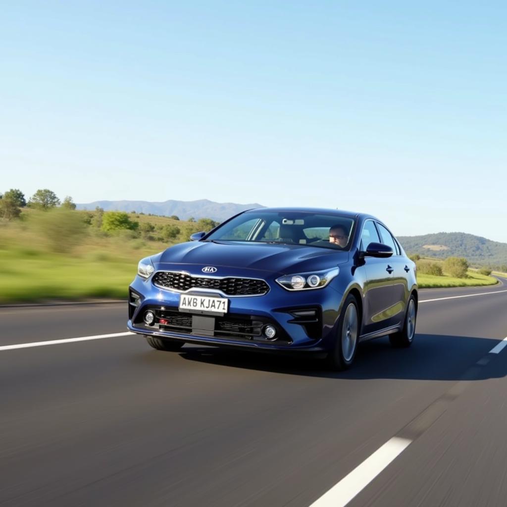 Kia Cerato 2019 Deluxe di chuyển trên đường