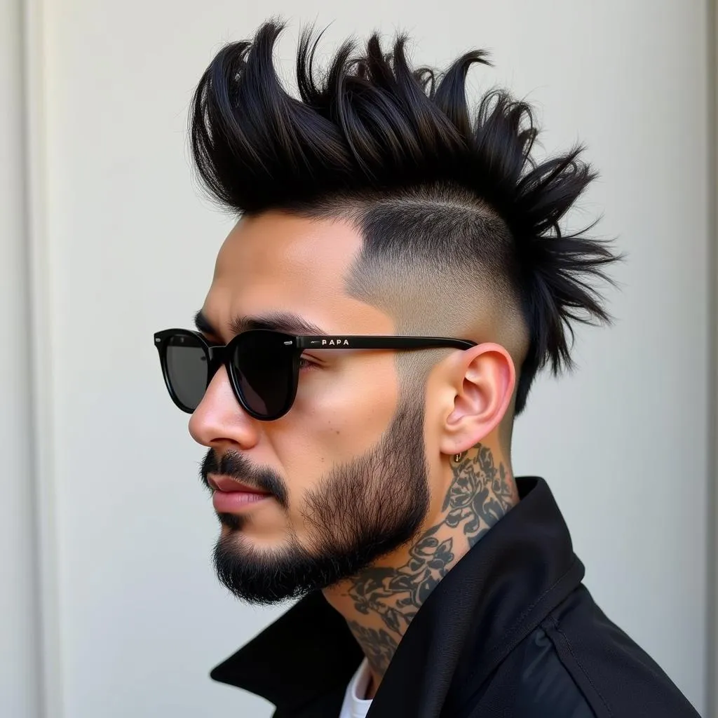 Kiểu tóc Mohican của Đoàn Văn Hậu 