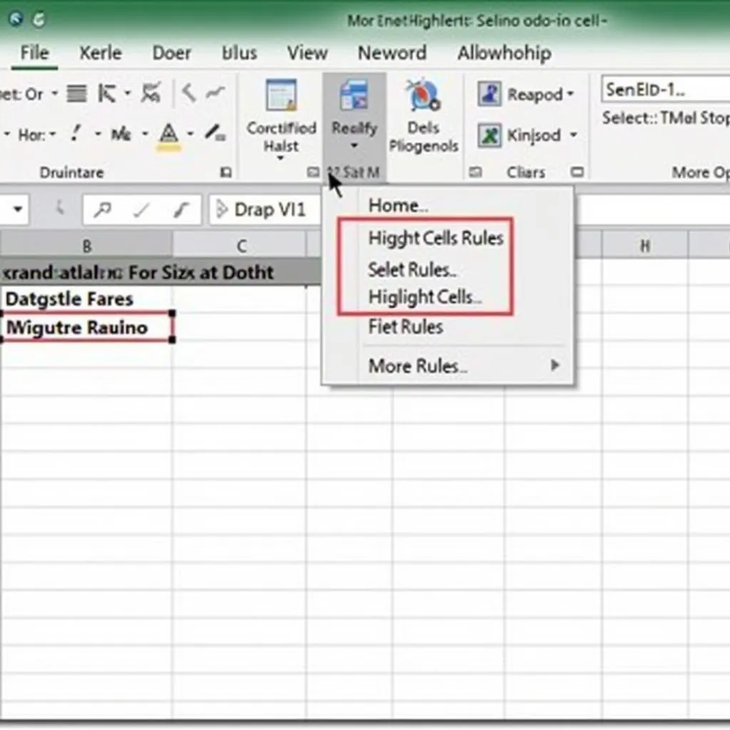 Cách Làm Nổi Bật Ô Trống Trong Excel