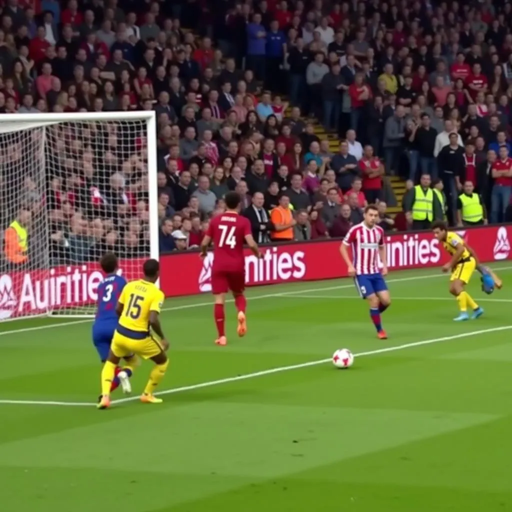 Liverpool's goal against Atletico Madrid