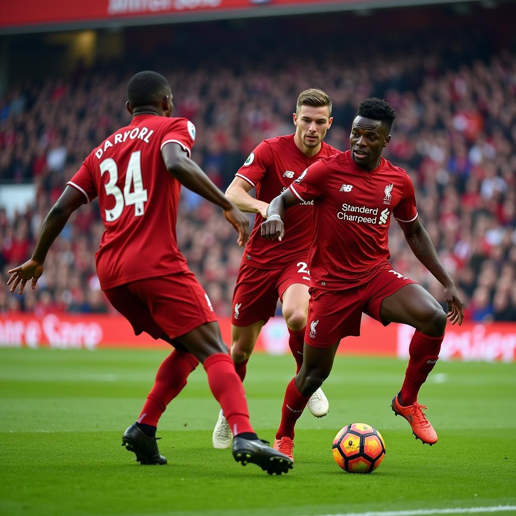 Liverpool tấn công dồn dập Huddersfield