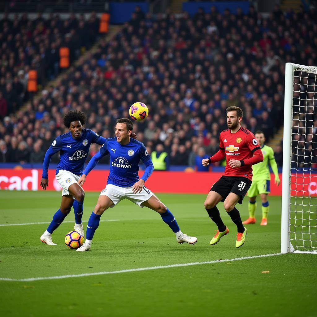 Manchester United vs Leicester City - Bàn Thắng Đẹp Mắt