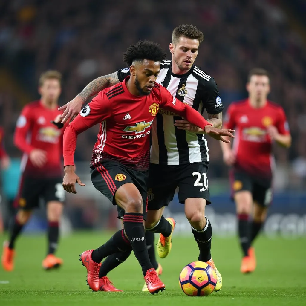 Manchester United vs Newcastle Key Moments 