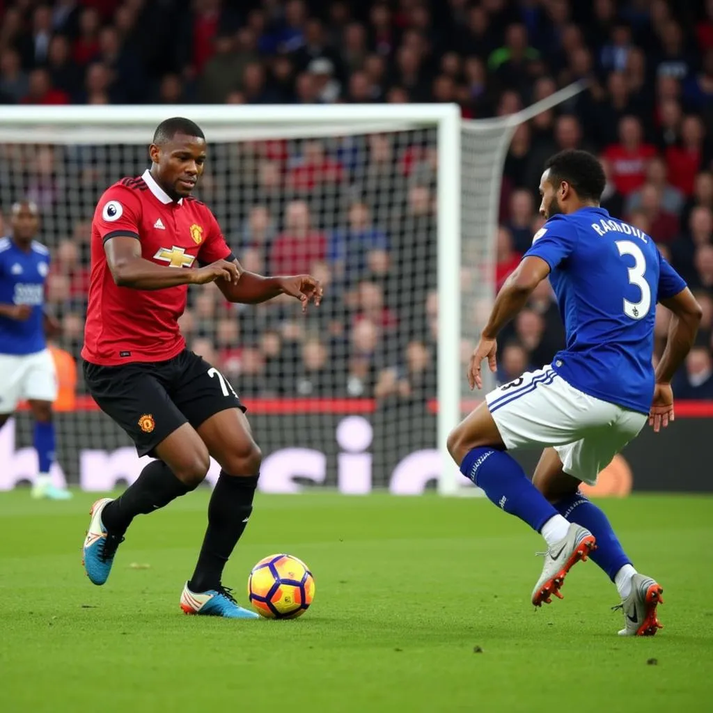 Marcus Rashford ghi bàn MU vs Leicester