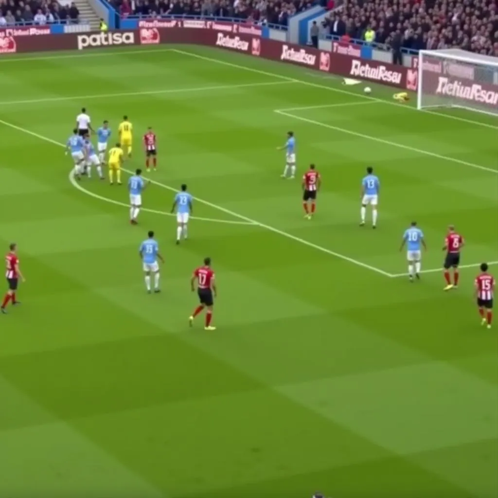 Manchester City penalty against Southampton