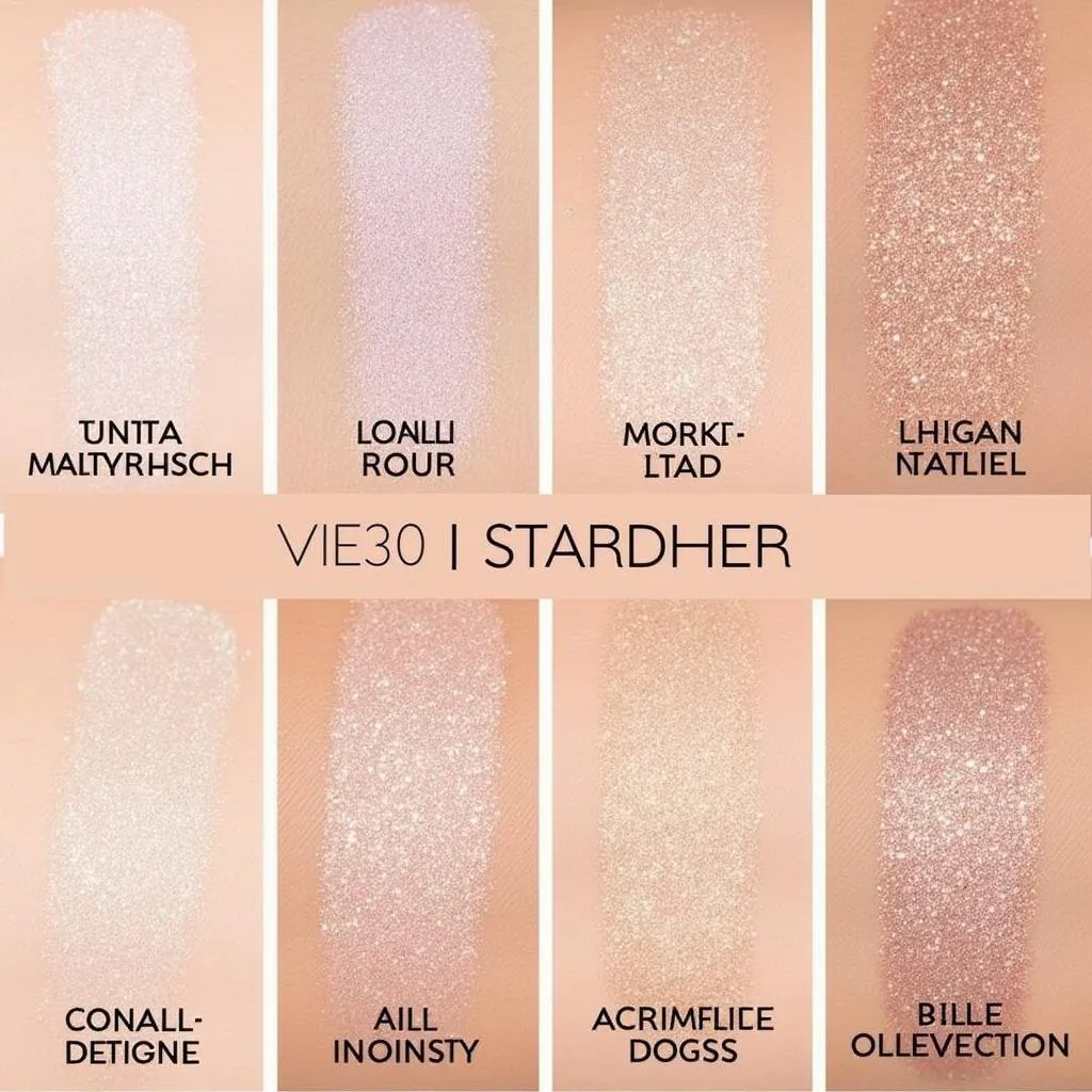 Morphe Stardust Highlighter Swatches