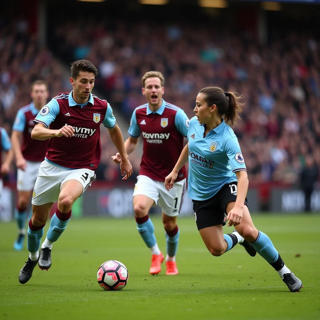 Bàn thắng mở màn trận đấu Mun vs Burnley