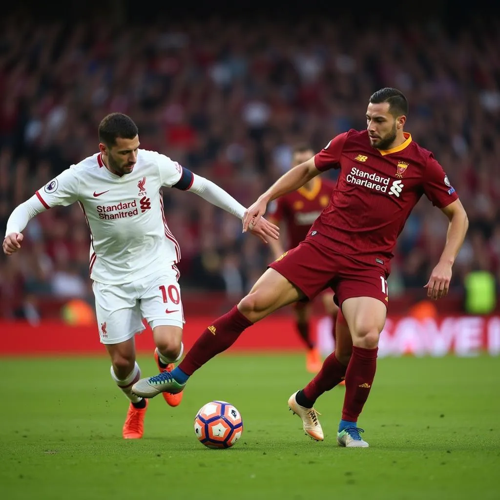 Pha bóng đẹp mắt Liverpool vs Roma