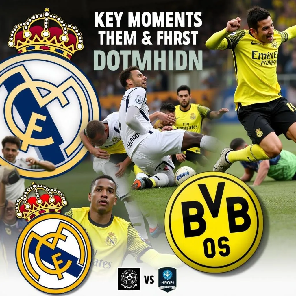 Tổng hợp những khoảnh khắc đáng nhớ trong trận đấu giữa Real Madrid và Borussia Dortmund năm 2018