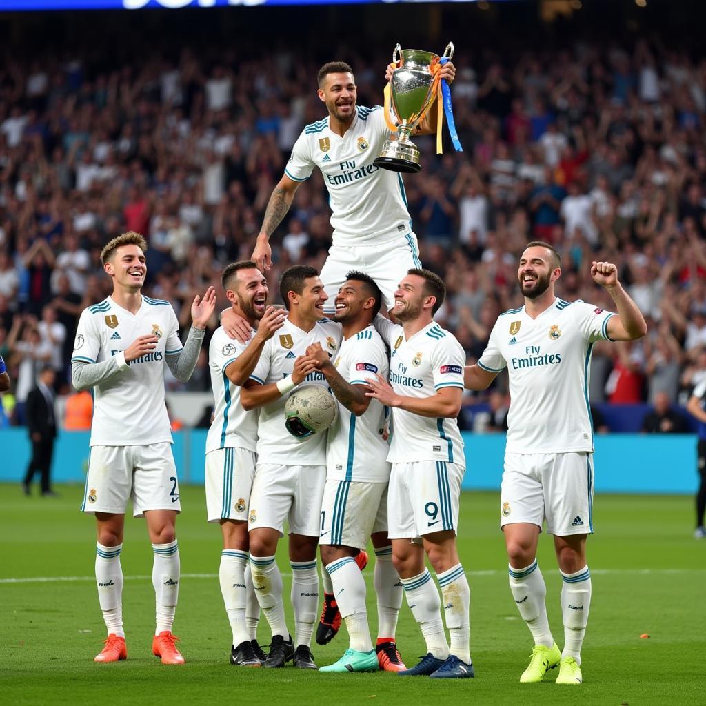 Real Madrid Celebrates UCL 2018 Victory