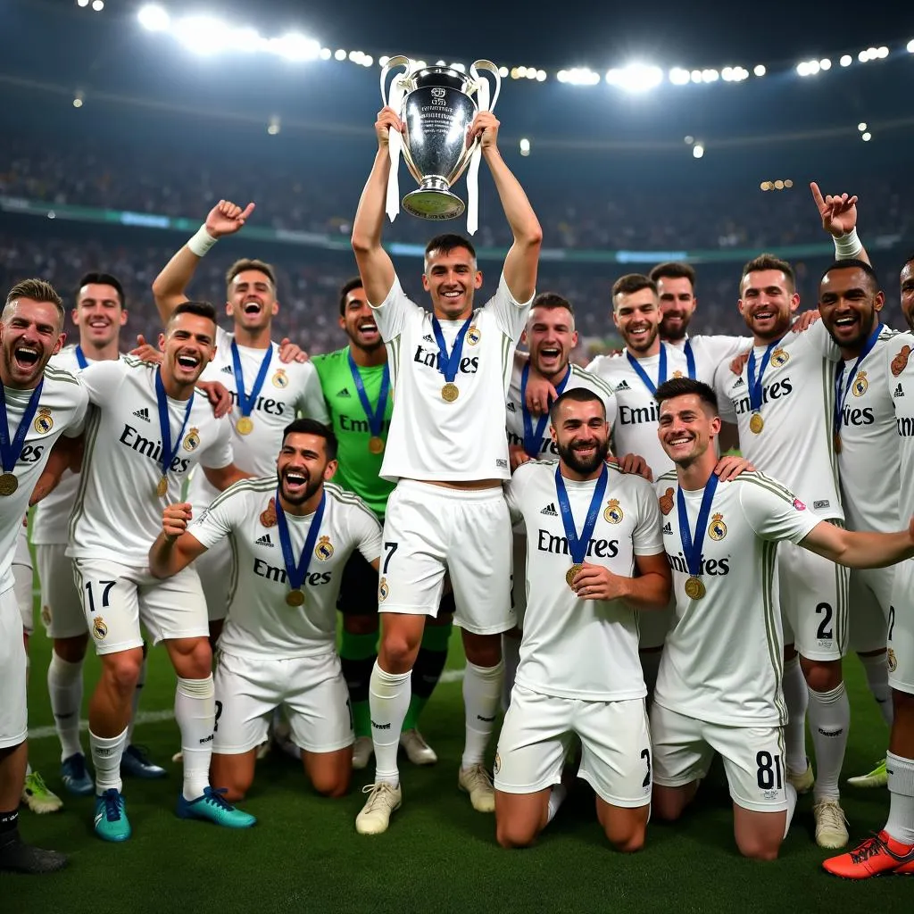 Real Madrid giành chức vô địch Champions League