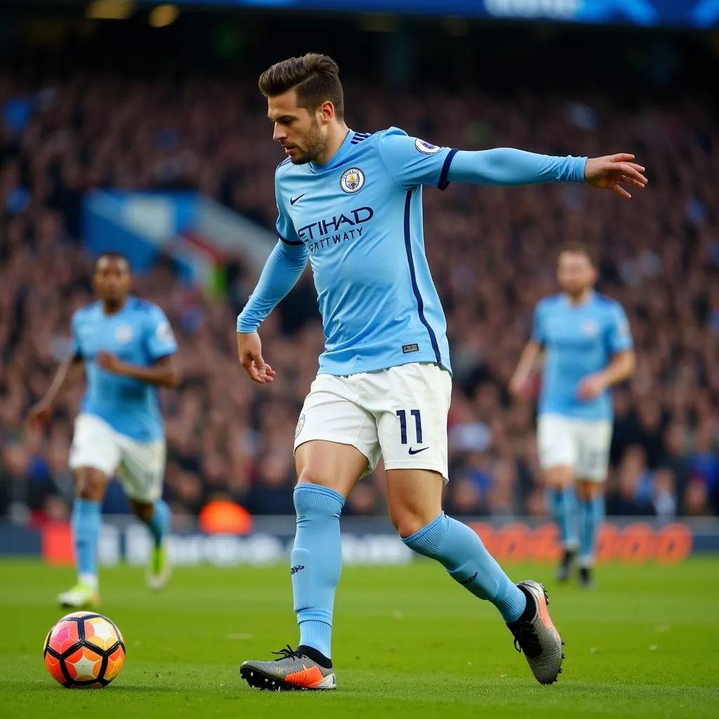 Hậu vệ Man City mắc lỗi vị trí