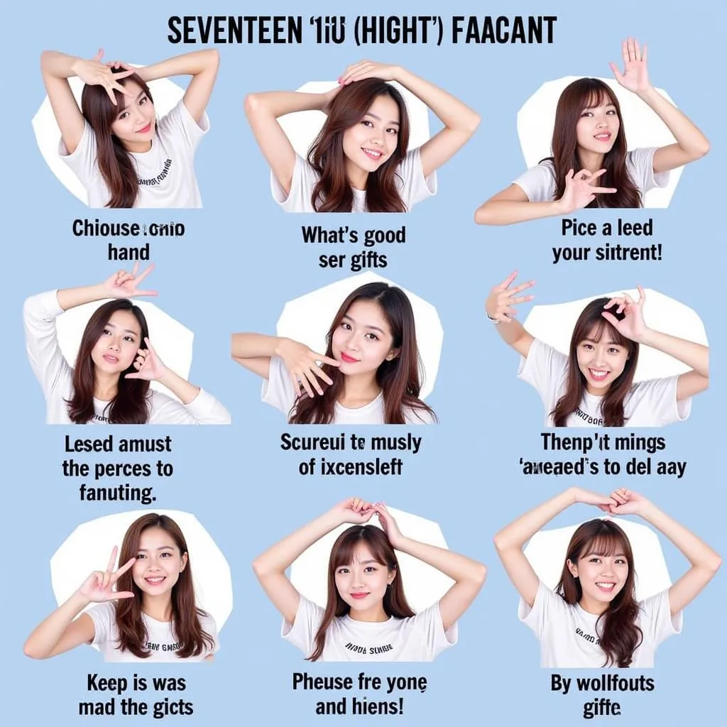 SEVENTEEN Highlight Hand Gestures