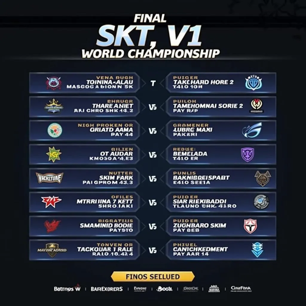 SKT T1 vs. Samsung Galaxy World Championship Final