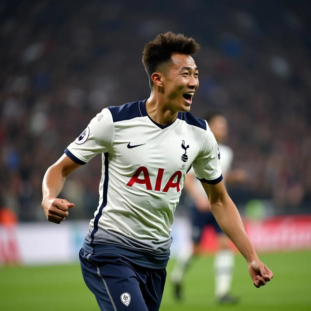 Son Heung-min ghi bàn cho Tottenham