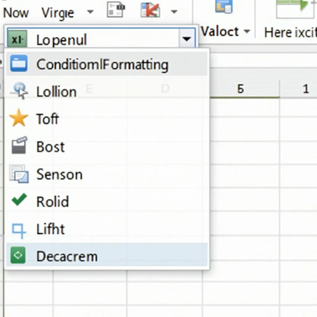 Sử dụng Conditional Formatting để làm nổi bật