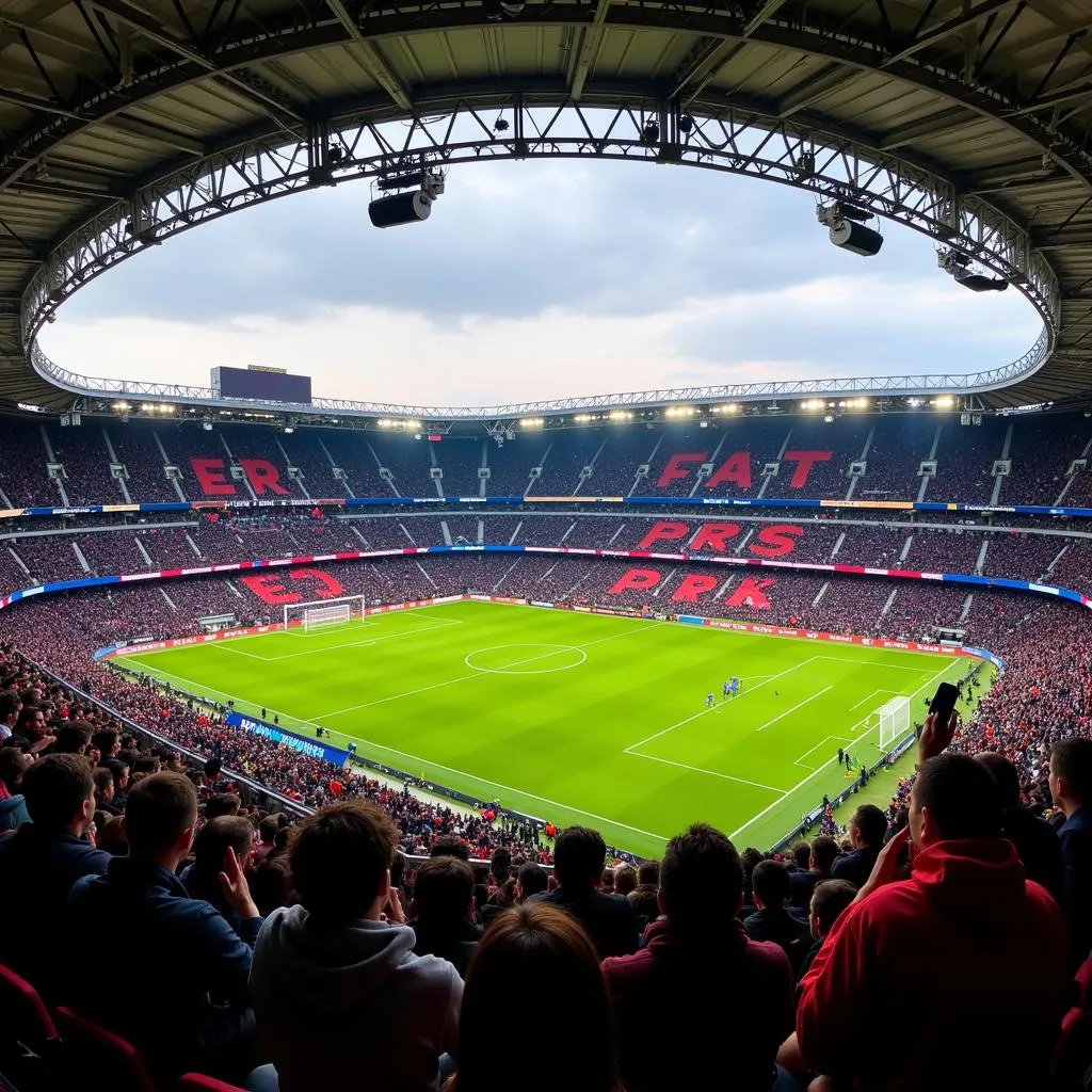 Sức nóng trên khán đài trận PSG vs Stade Rennes