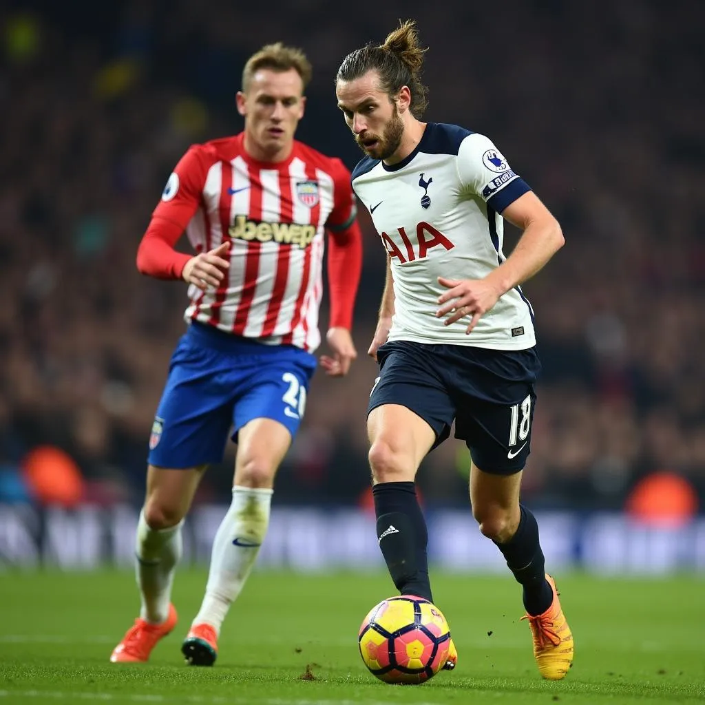 Harry Kane scores a stunning volley for Tottenham 