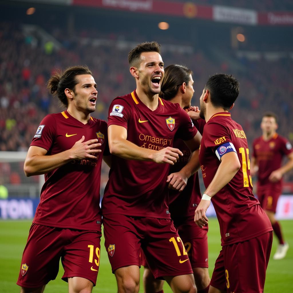 Trận đấu kinh điển Roma Liverpool