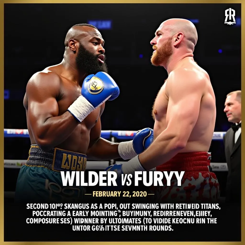 Deontay Wilder and Tyson Fury's second fight highlights