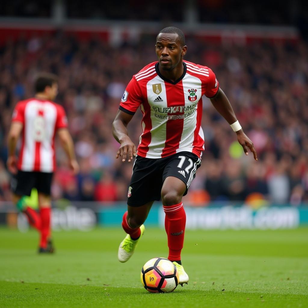 Ali Dia trong màu áo Southampton