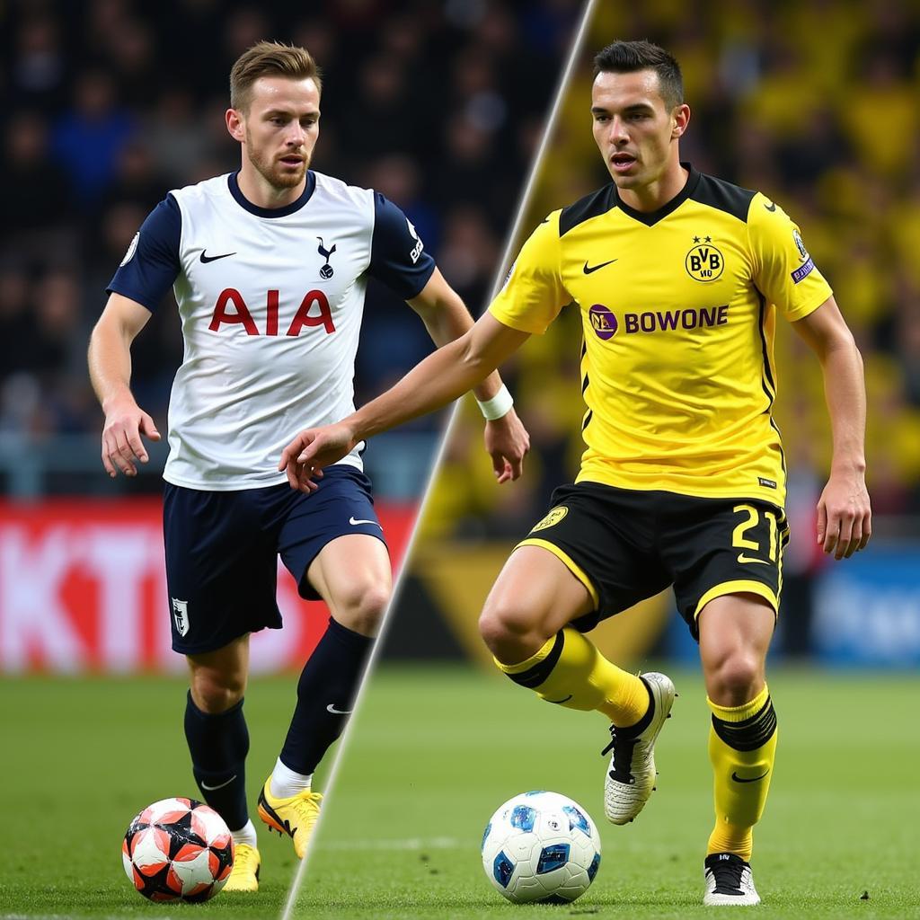 Ảnh hưởng của cầu thủ ngôi sao Tottenham vs Dortmund