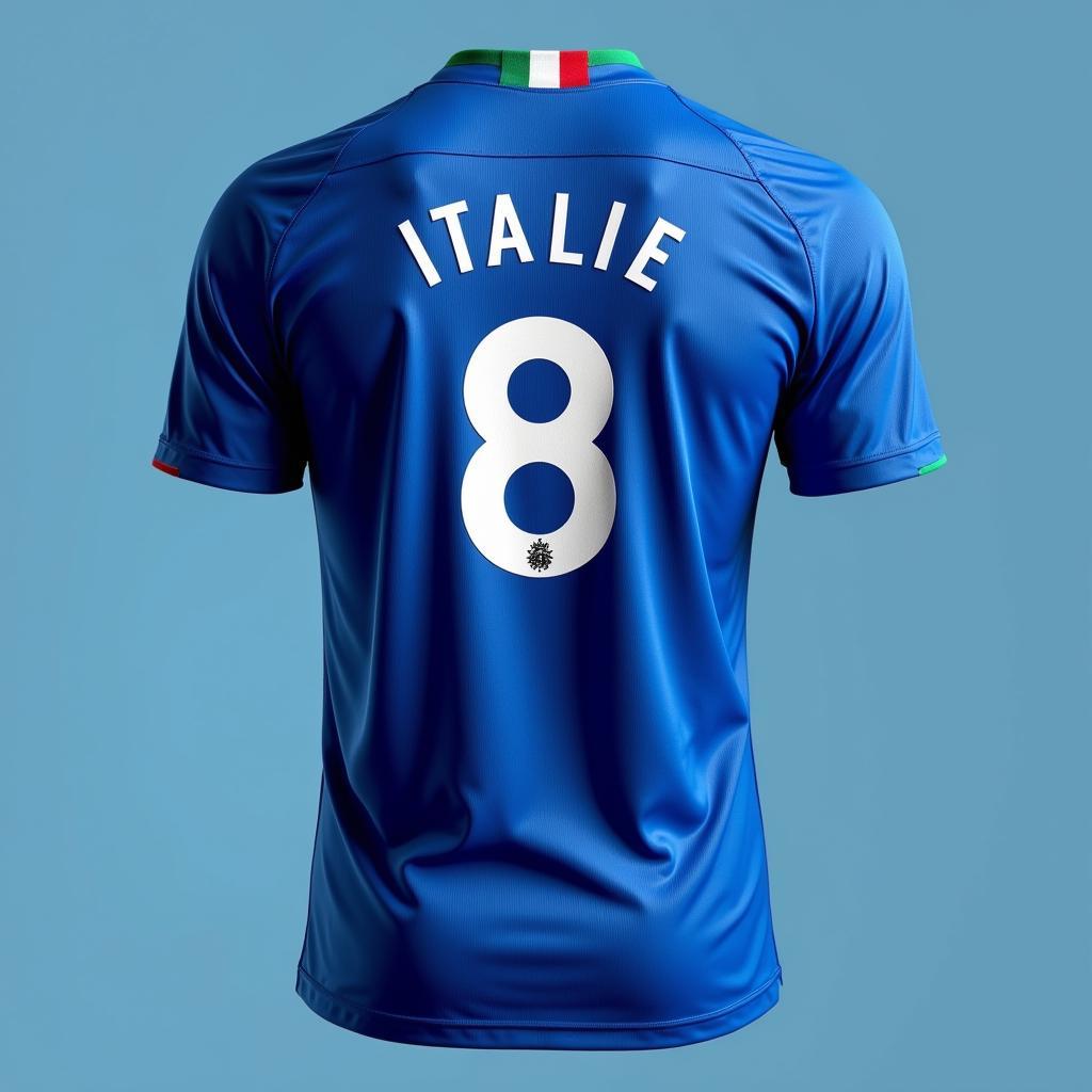 Áo đấu Italia Euro 2016 - Mặt sau