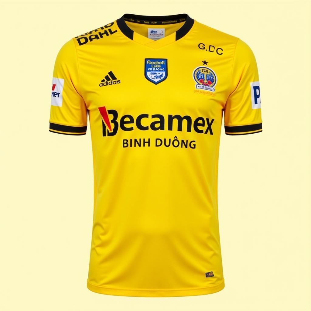 Áo đấu Becamex Bình Dương V League 2019 - Sắc vàng truyền thống