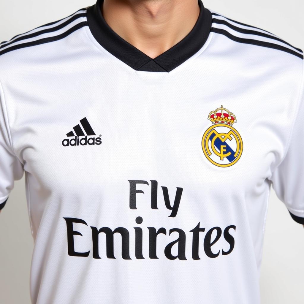 Áo Real Madrid 2018 Mặt Trước