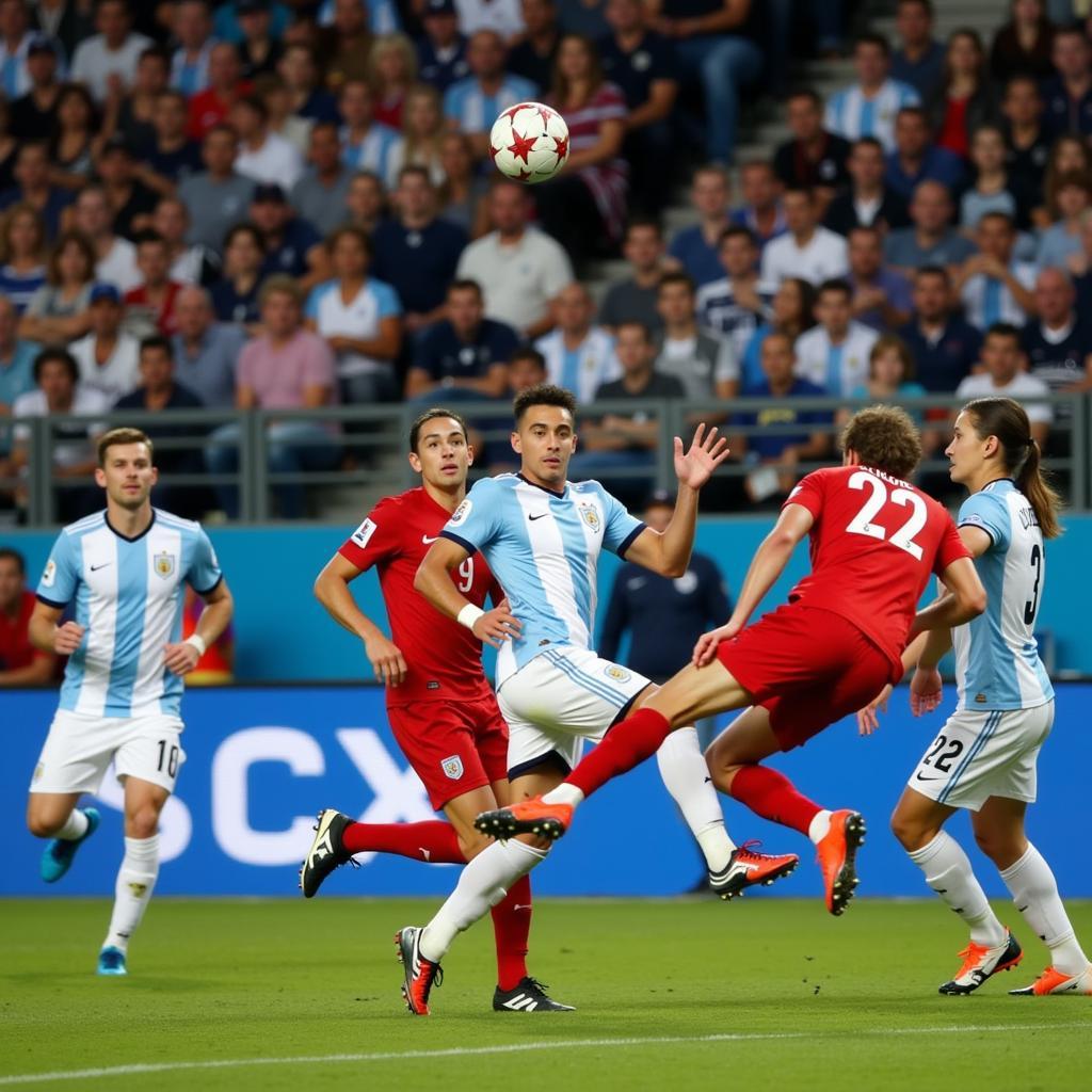 Argentina U20 và England U20 ghi bàn thắng đẹp mắt