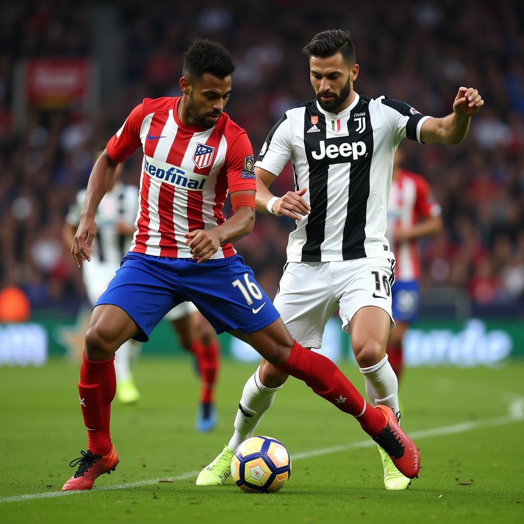 Tranh Chấp Quyết Liệt Giữa Atletico Madrid và Juventus