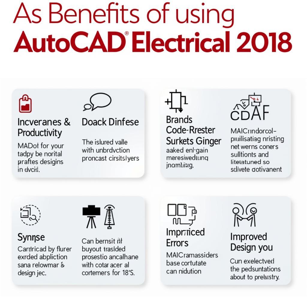 Lợi ích của việc sử dụng AutoCAD Electrical 2018