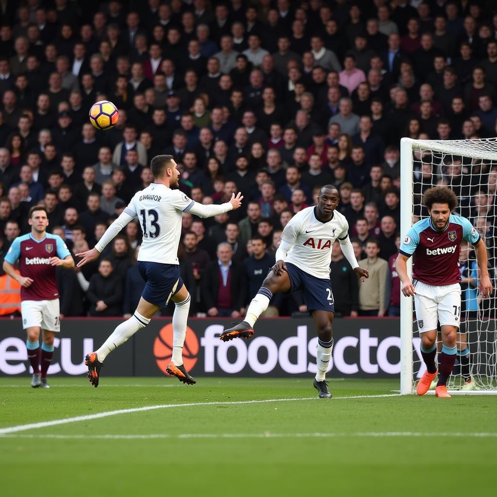 Bàn thắng duy nhất của Tottenham vào lưới West Ham