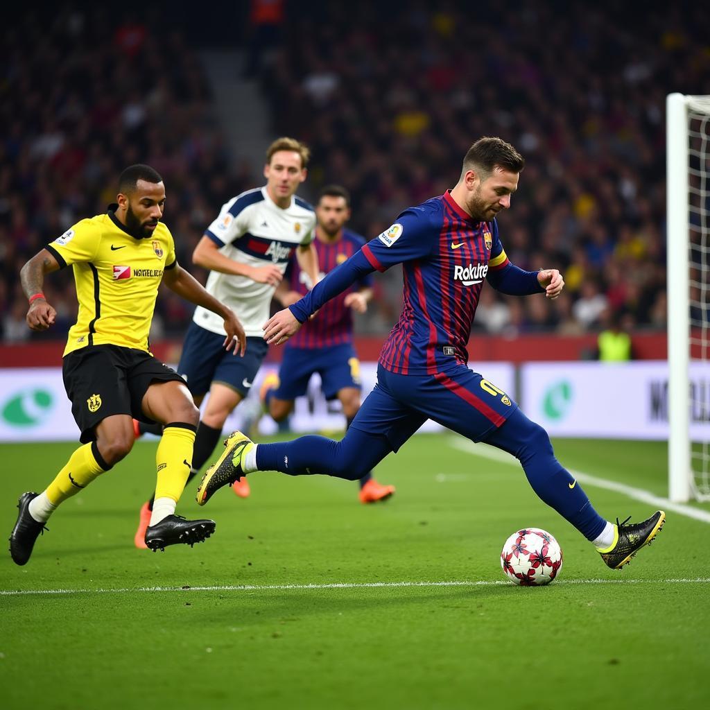 Barca Dortmund: Pha bóng đẹp mắt