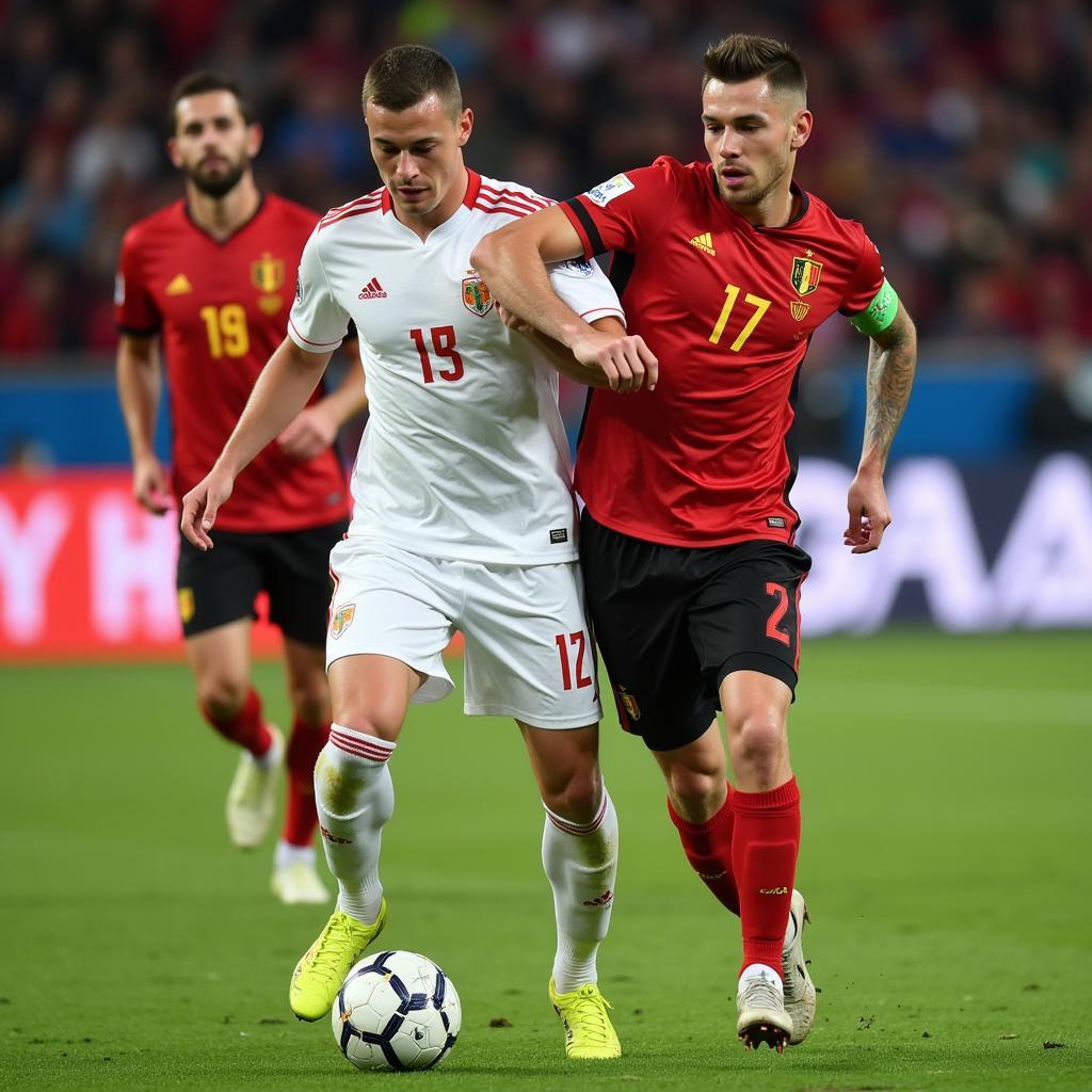 Màn Trình Diễn Của Các Cầu Thủ Belgium vs Cyprus