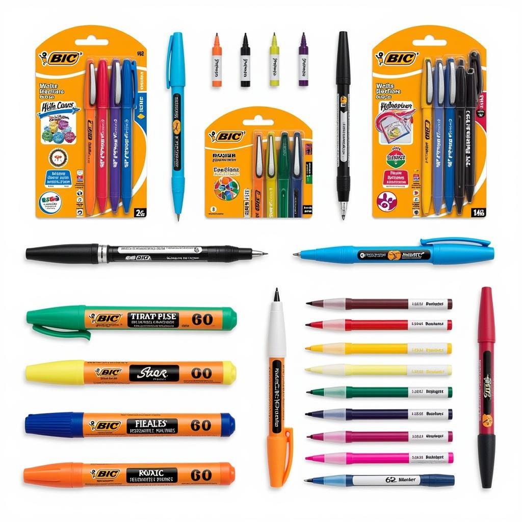 BIC 52 Count Backpack Supplies Variety