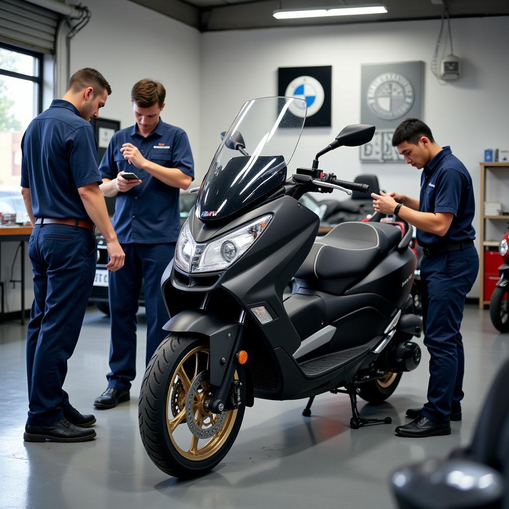 Dịch vụ hậu mãi chuyên nghiệp cho BMW Scooter tại Việt Nam