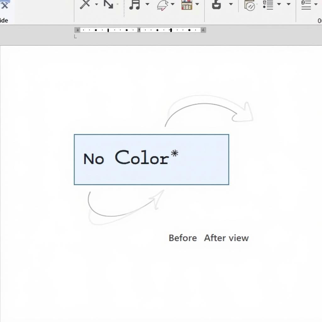 Cách bỏ highlight trong Word bằng nút "No Color"