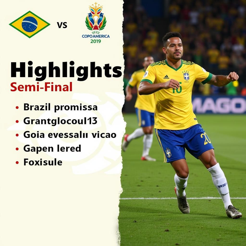 Brazil vs Colombia Highlights Copa America 2019 Bán Kết