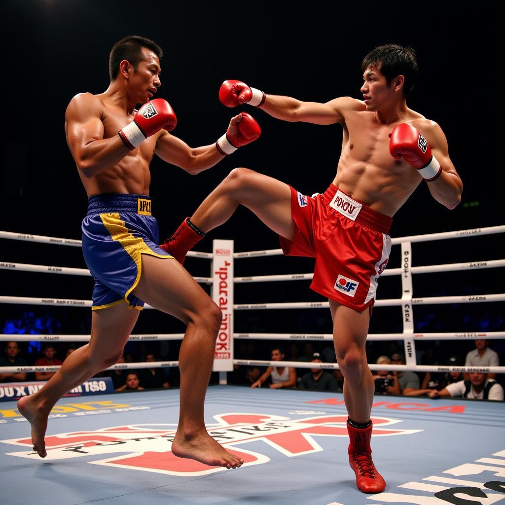 Trận đấu kinh điển Buakaw vs Masato K1 2004