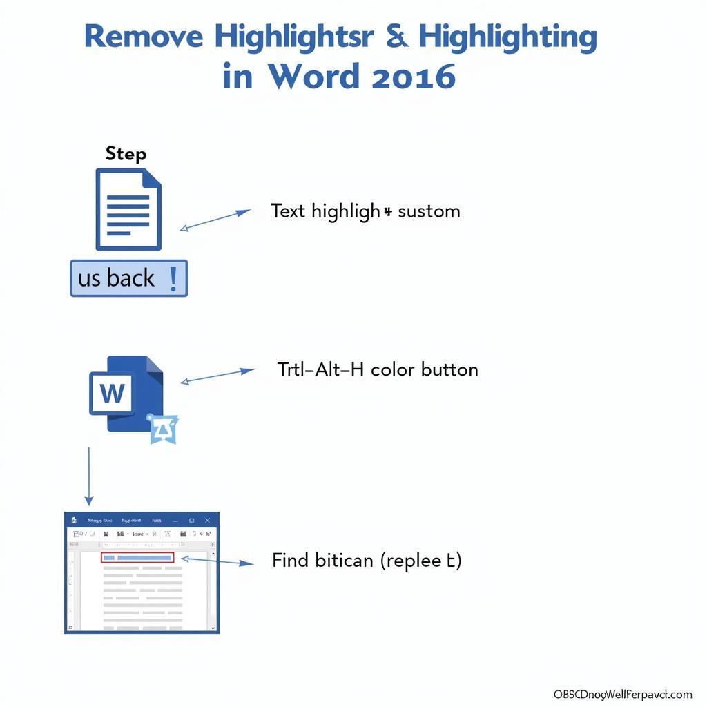 Các cách bỏ highlight trong word 2016