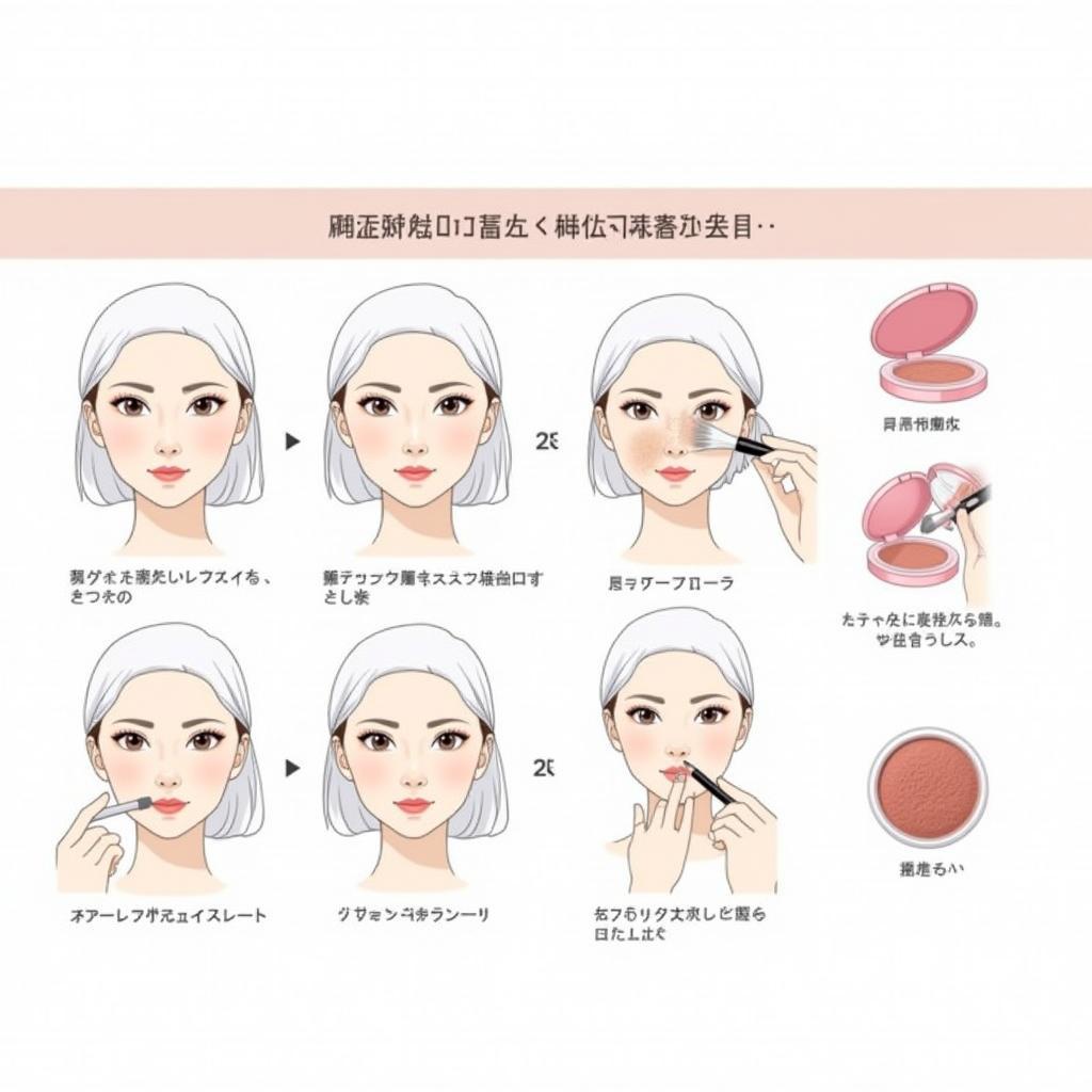 Cách sử dụng highlight 2 đầu The Face Shop