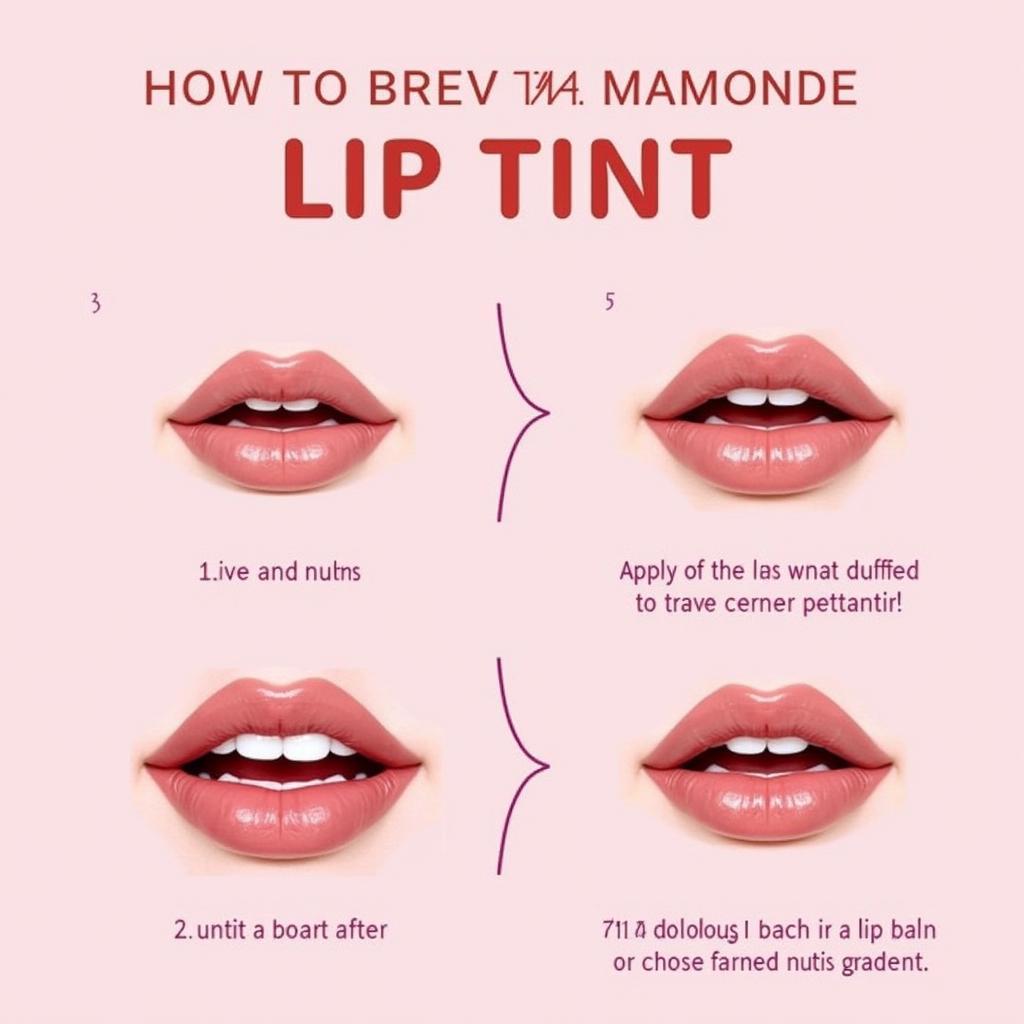 Cách sử dụng Mamonde Highlight Lip Tint màu 6